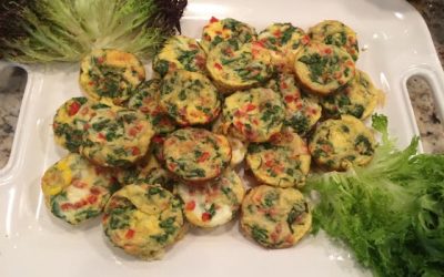 Spinach-Feta Mini Fritatas